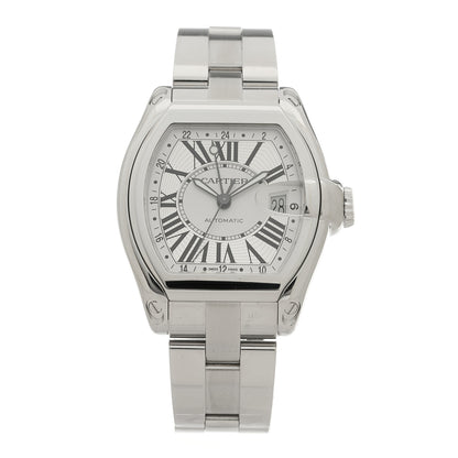 Cartier Stainless Steel 42mm Roadster GMT Automatic Watch 1 of 4