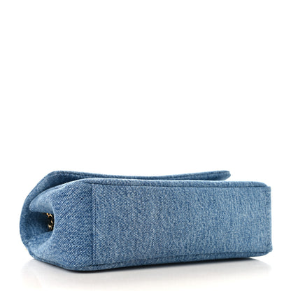 Chanel Denim Quilted Eyes On You Flap Blue 8 of 23