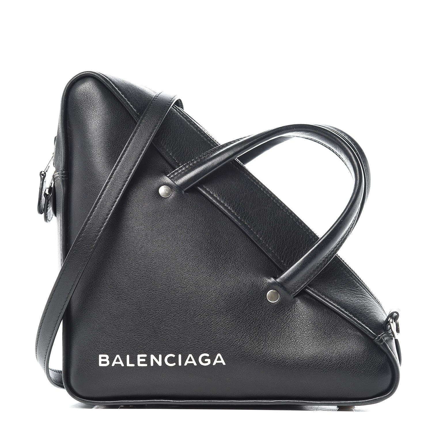 Balenciaga Calfskin S Triangle Duffle Black 1 of 15