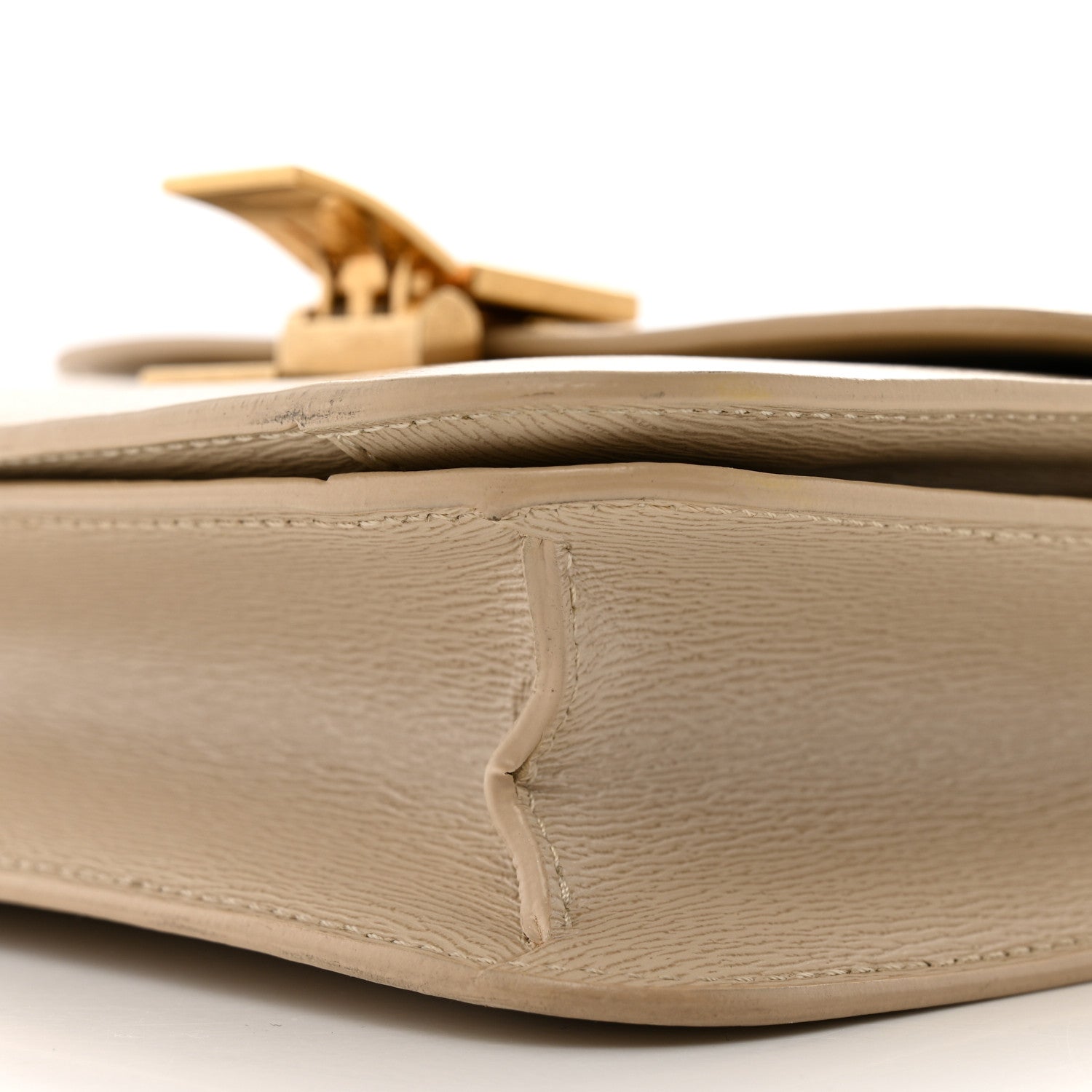 Celine Liege Calfskin Small Classic Box Flap Bag Linen 11 of 14