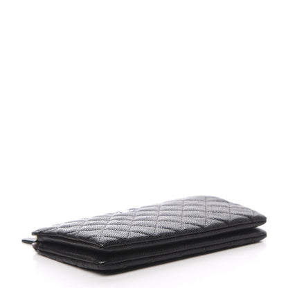 Chanel Caviar Quilted Small Zipped Pouch Black 4 of 9