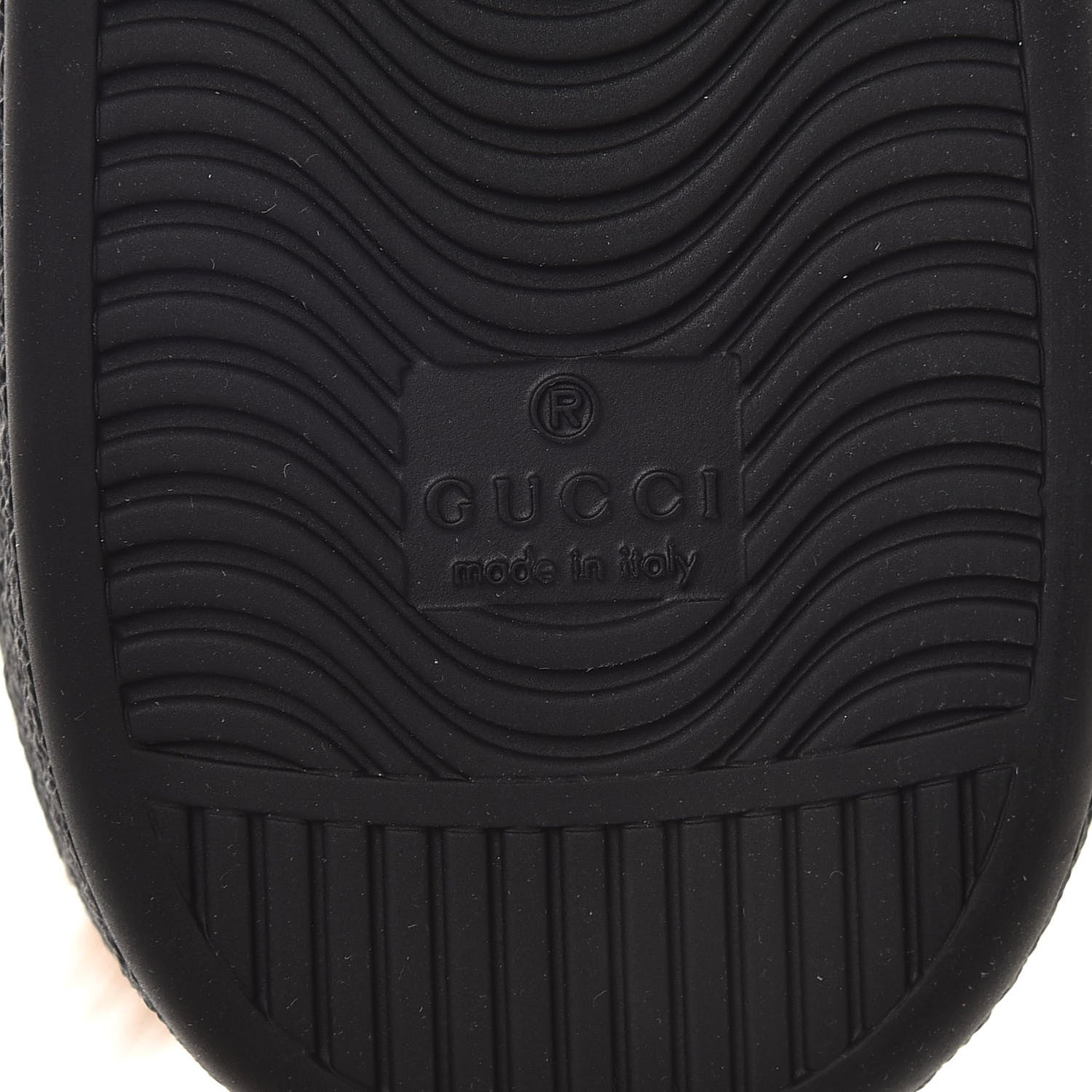 Gucci Calfskin Wool Web Bee Embroidered Mens Ace High Top Sneakers 9 Black 7 of 9