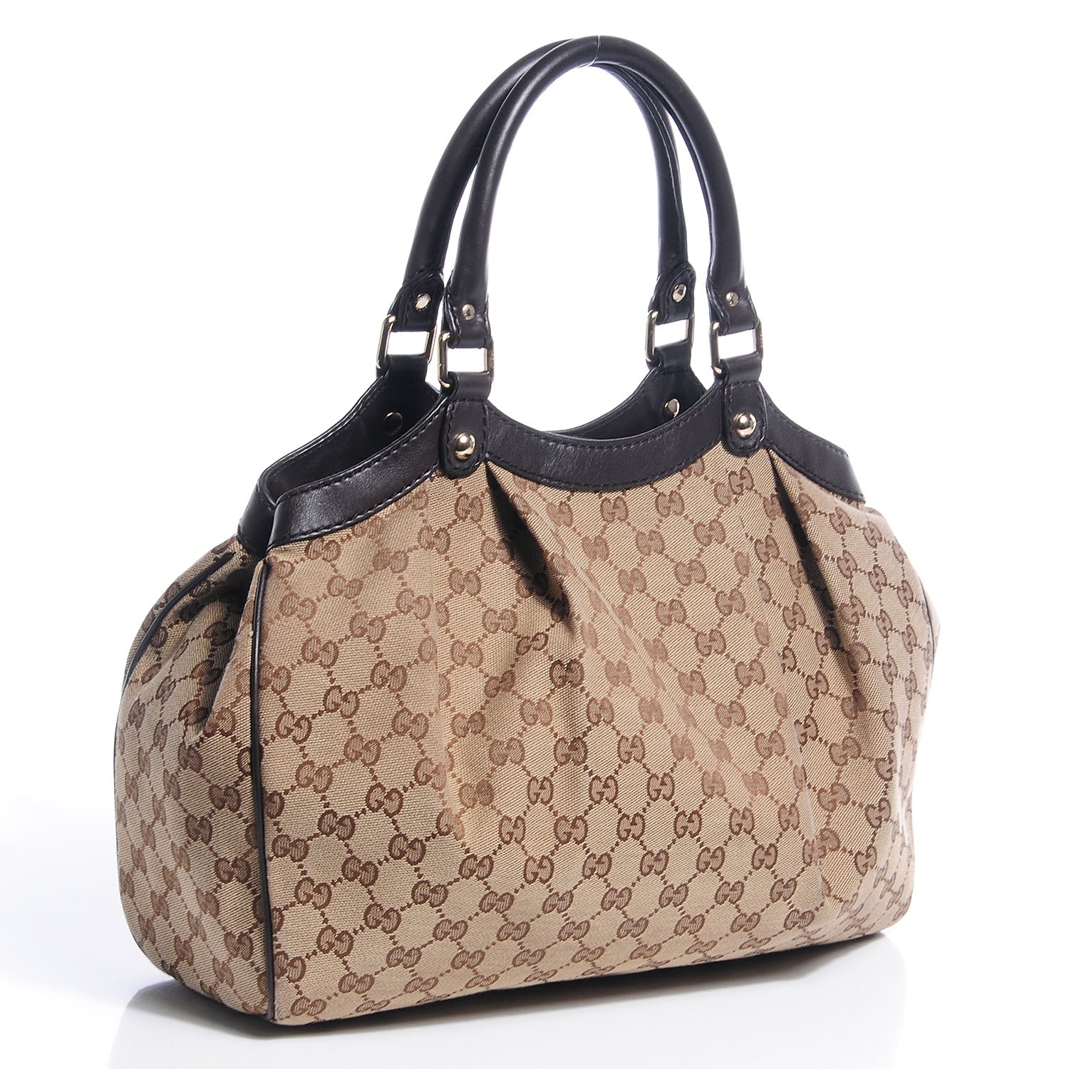 Gucci Monogram Medium Sukey Tote Dark Brown 3 of 7