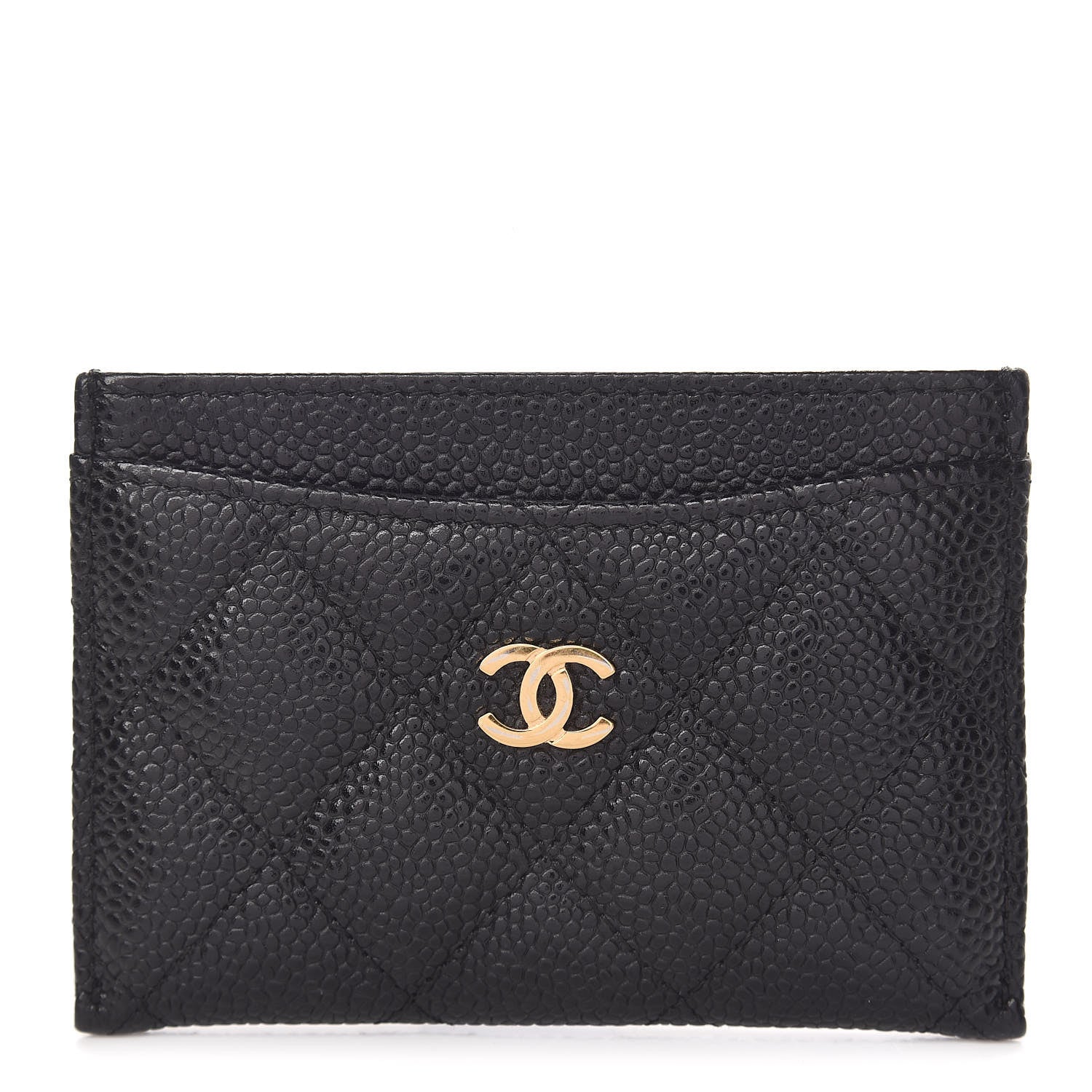 Chanel Caviar Quilted Card Holder Black 1 of 8