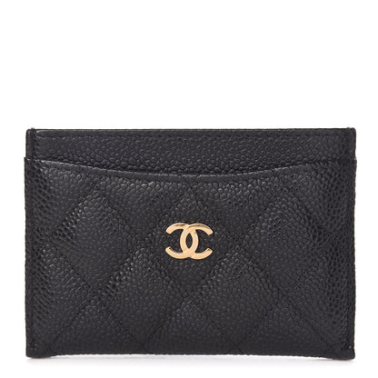 Chanel Caviar Quilted Card Holder Black 1 of 8