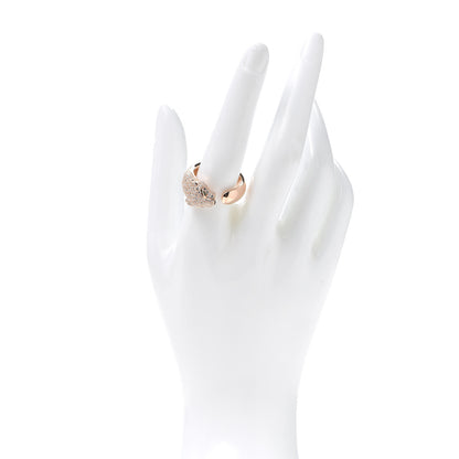 Cartier 18K Pink Gold Diamond Onyx Emerald Panthere De Band Ring 60 9 2 of 4