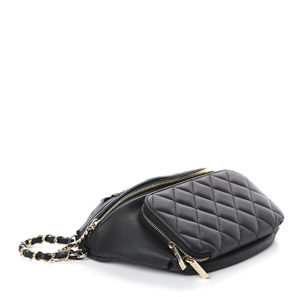 Chanel Caviar Quilted Business Affinity Waist Belt Bag Black 3 of 8