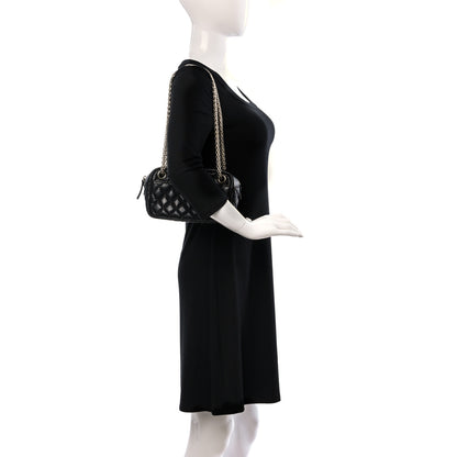 Chanel Aged Calfskin Quilted Small Reissue Camera Case Black 2 of 9