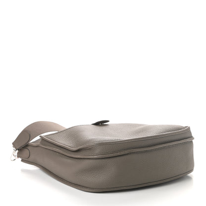 Hermes Taurillon Clemence Evelyne III GM Etain 4 of 10