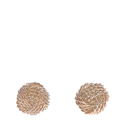 Tiffany Sterling Silver Twist Knot Earrings 1 of 6