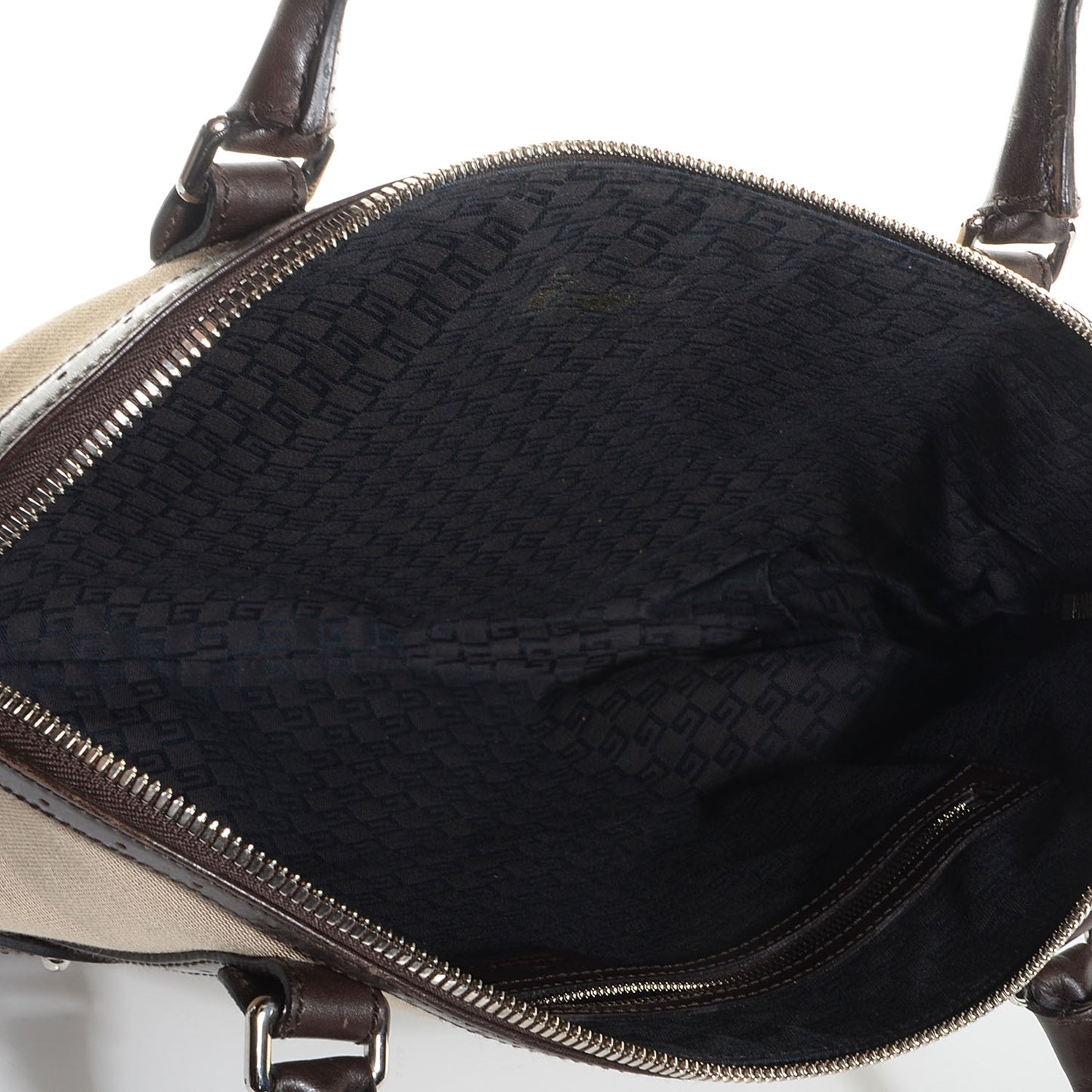 Canvas Web GG Reins Bag Brown