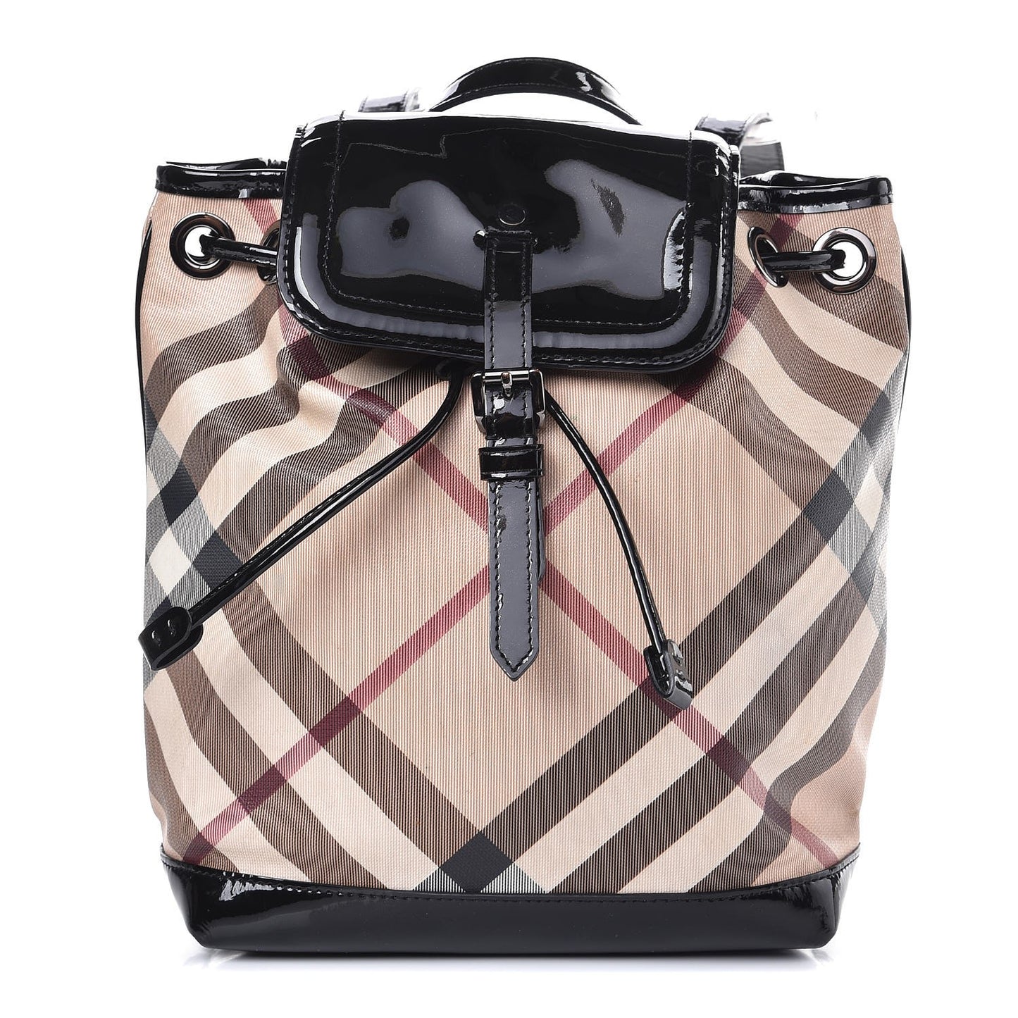 Patent Nova Check Backpack Black