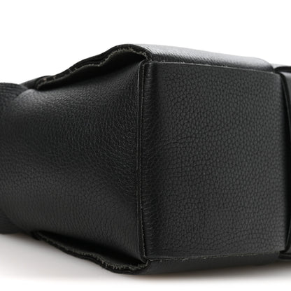 Bottega Veneta Grained Calfskin Maxi Intrecciato Mini Arco Tote Black 9 of 10