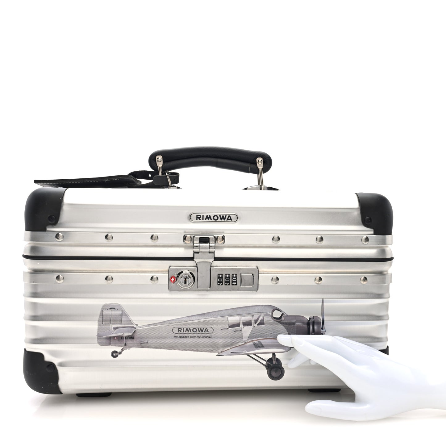 Aluminum F13 Collection Beauty Case Silver