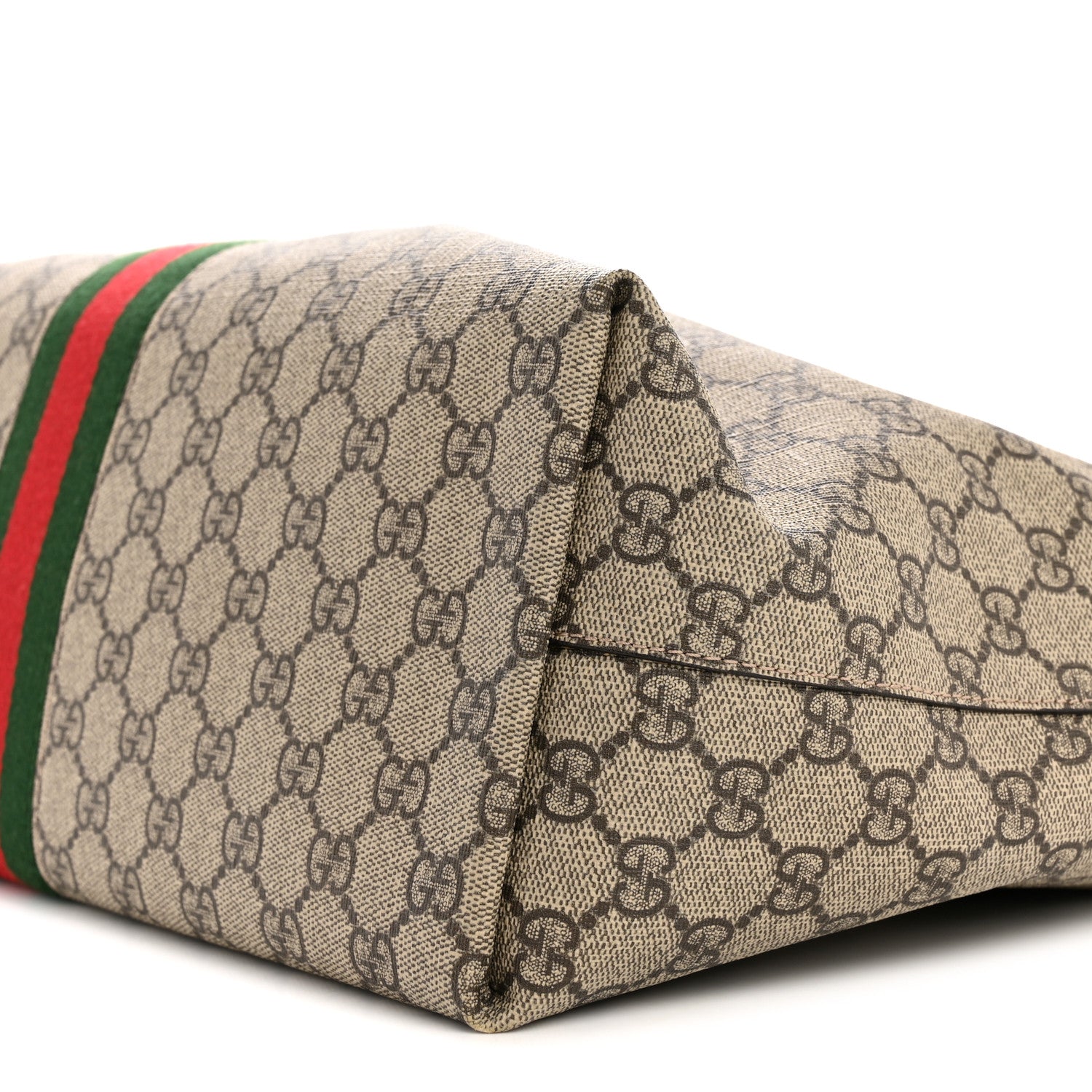 Gucci GG Supreme Monogram Medium Ophidia Shopping Tote Brown 10 of 16