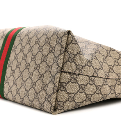 Gucci GG Supreme Monogram Medium Ophidia Shopping Tote Brown 10 of 16