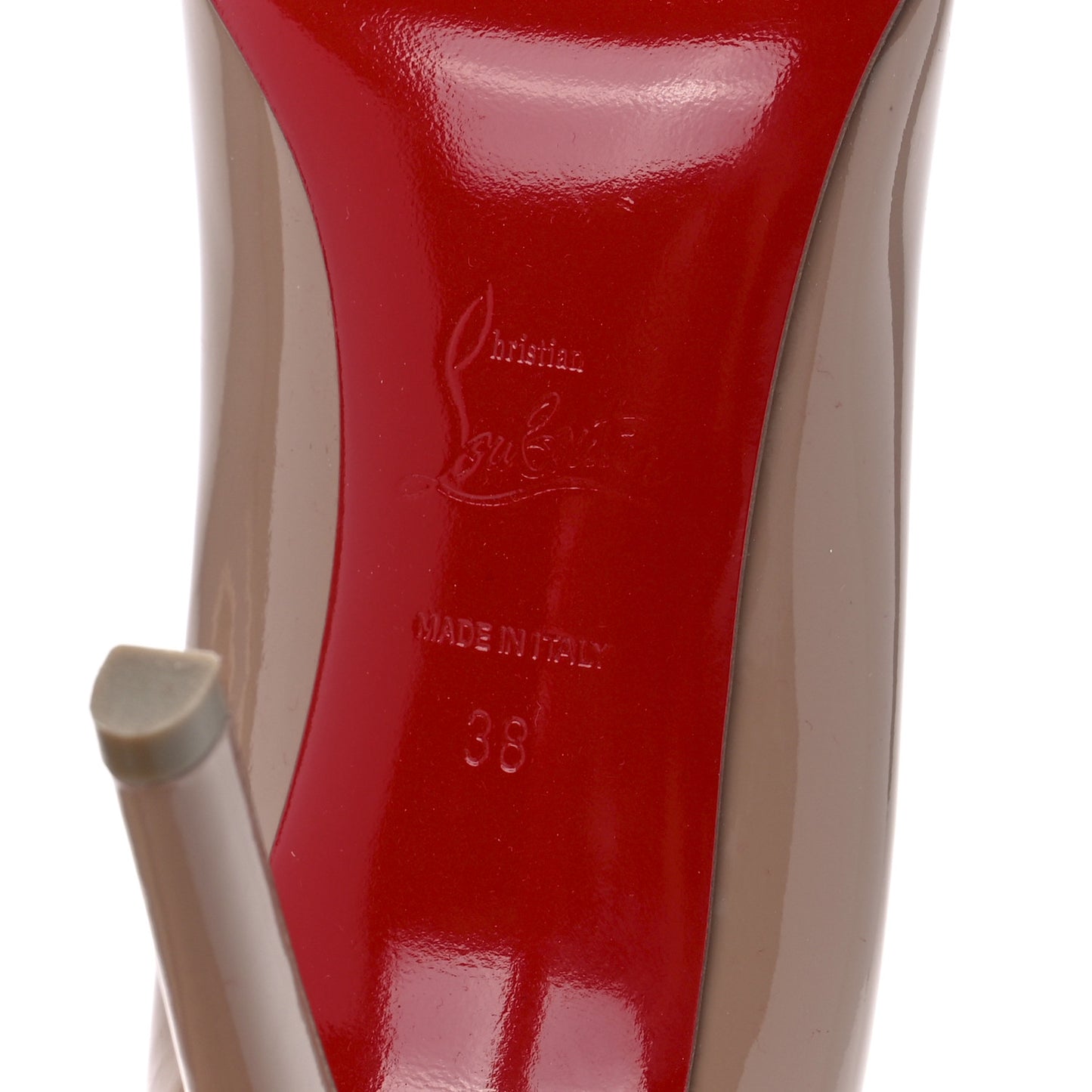 Patent Pigalle Follies 100 Pumps 38 Nude