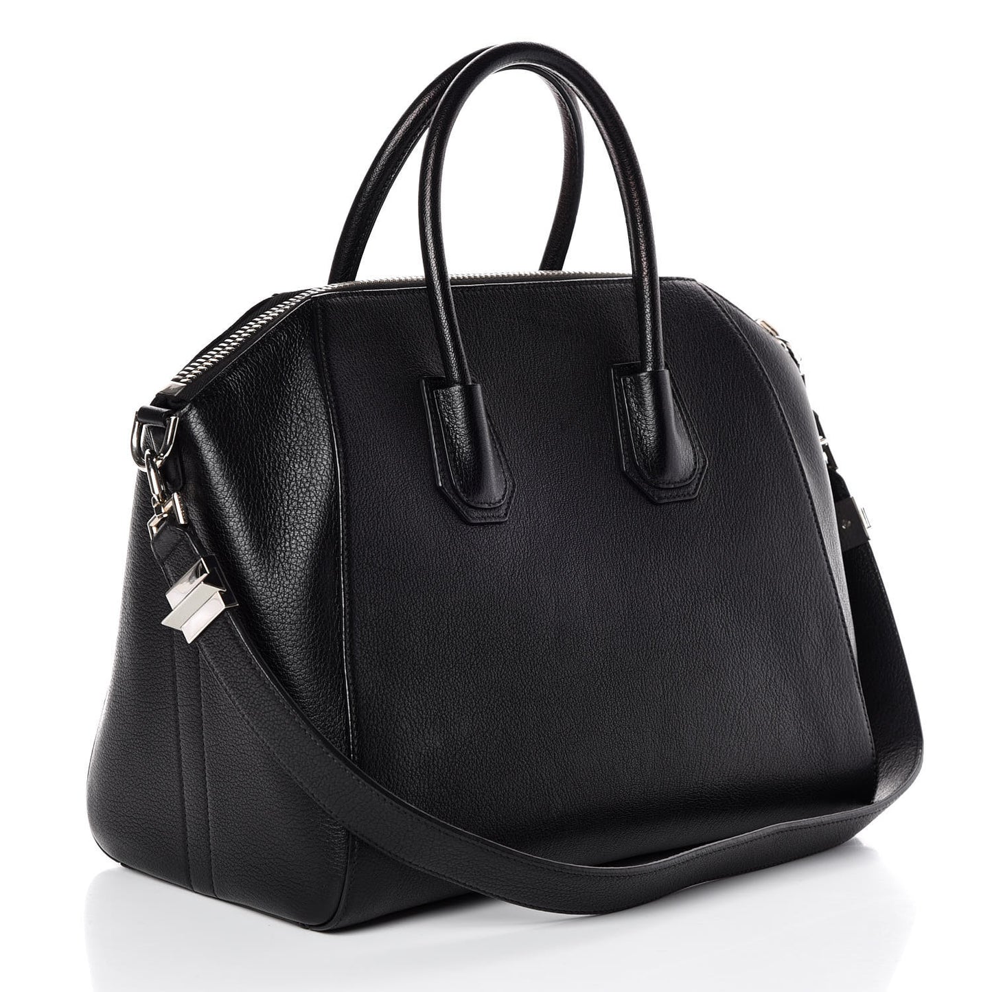Sugar Goatskin Medium Antigona Black