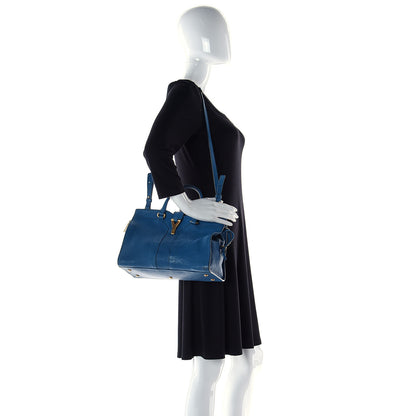 Saint Laurent Sheepskin Small Cabas ChYc Blue 4 of 10