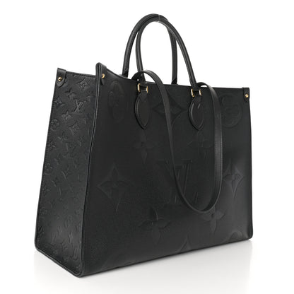Louis Vuitton Empreinte Monogram Giant Onthego GM Black 3 of 9