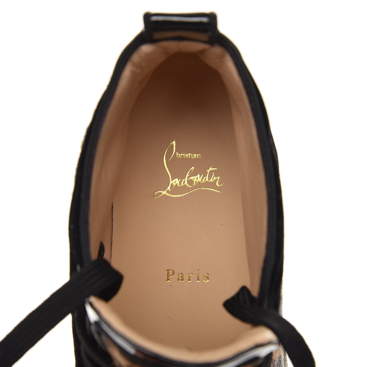 Christian Louboutin Mens Pony Hair Spikes Orlato Flat Sneakers 42 Leopard 6 of 10