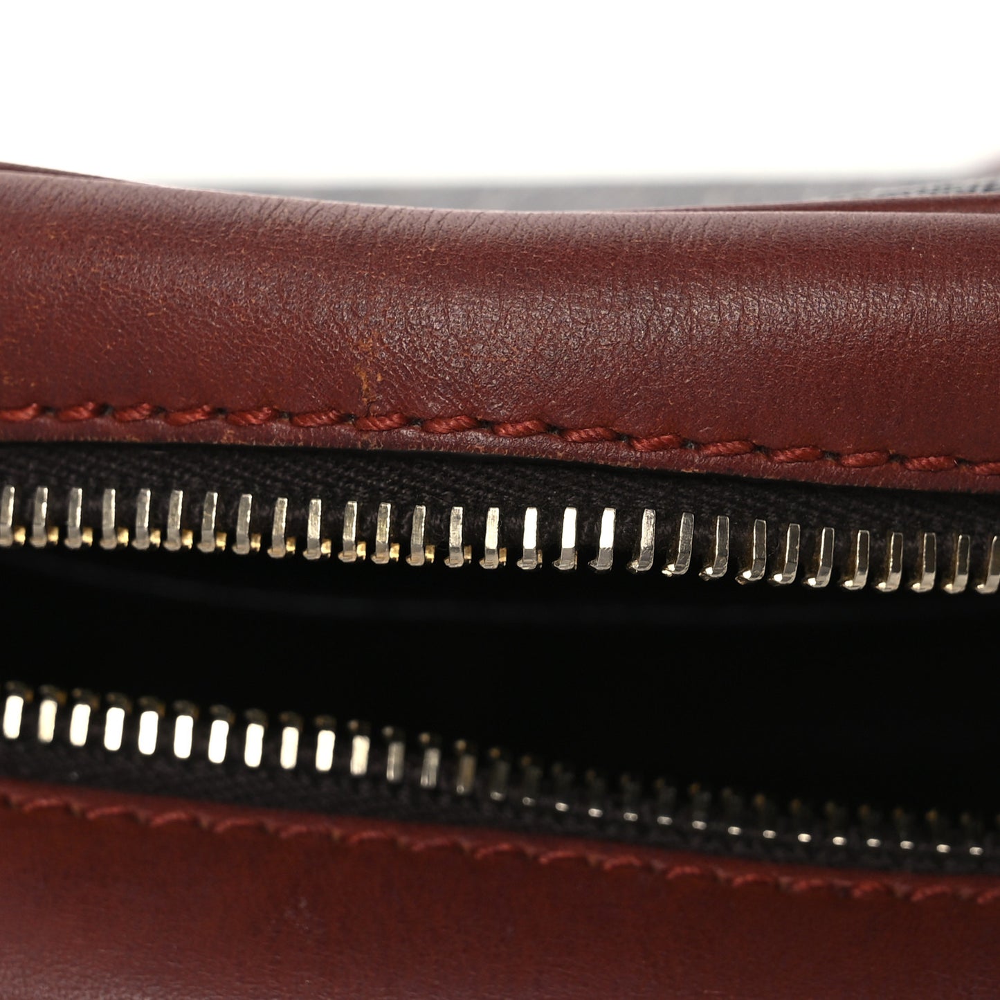 Canvas Smooth Calfskin Le Monogramme Small Camera Bag Chestnut