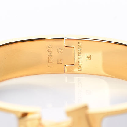 Hermes Enamel Narrow Clic Clac H Bracelet PM White 4 of 6