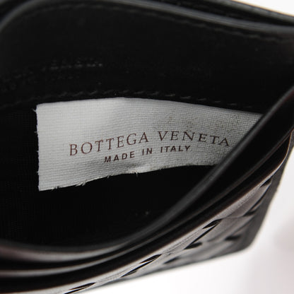 Bottega Veneta Nappa Intrecciato VN Card Case Nero Black 7 of 8
