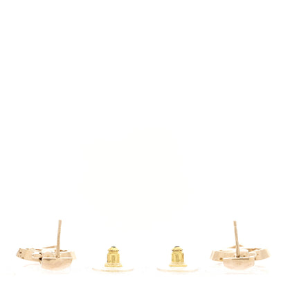 Chanel Metal CC Heart Coco In Love Drop Earrings Gold 3 of 4