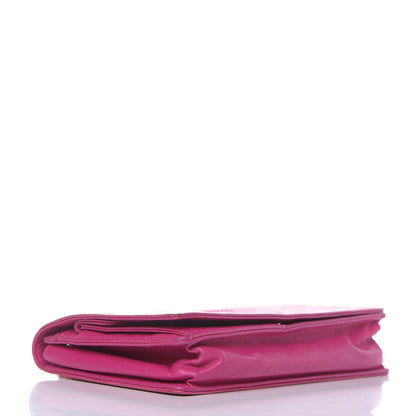 Chanel Caviar Timeless CC Wallet On Chain WOC Pink 4 of 11