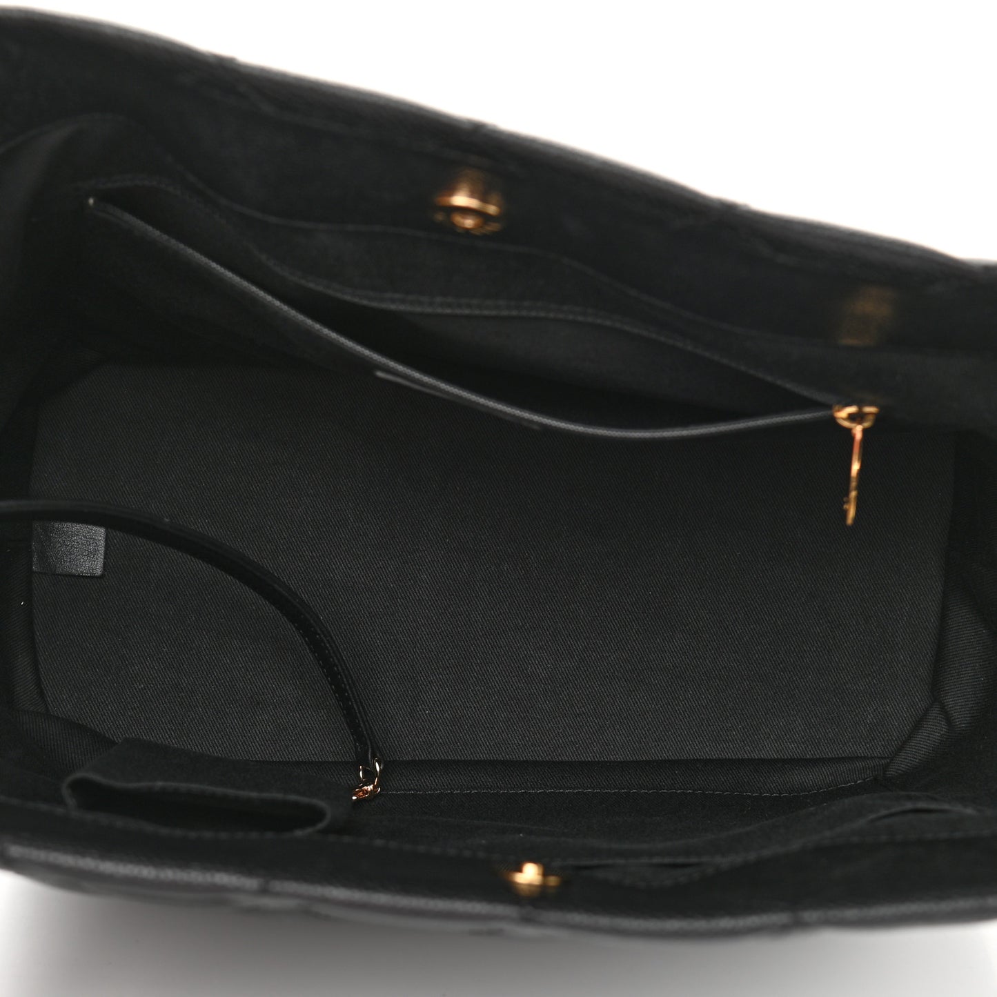 Caviar Quilted Timeless CC Soft Tote Black