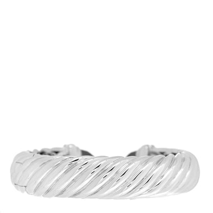 David Yurman Sterling Silver Hematine 15mm Waverly Bracelet 3 of 5