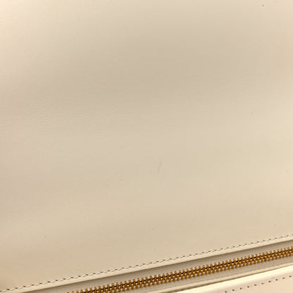 Christian Dior Grained Calfskin 30 Montaigne Flap Bag White 13 of 18