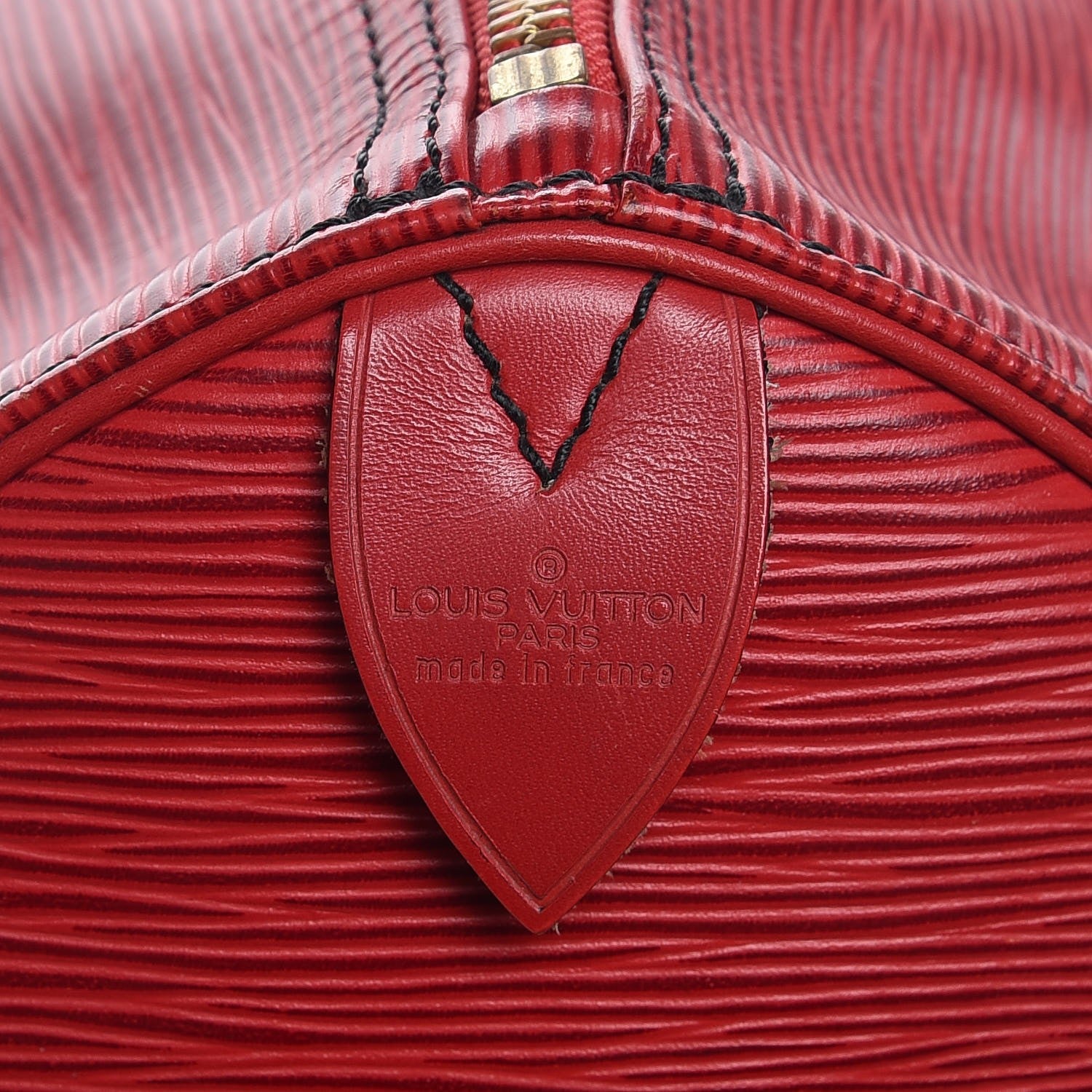Louis Vuitton Epi Speedy 40 Castillan Red 6 of 10