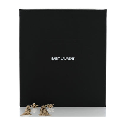 Saint Laurent Metal Monogram Loulou Tassel Earrings Gold 5 of 5
