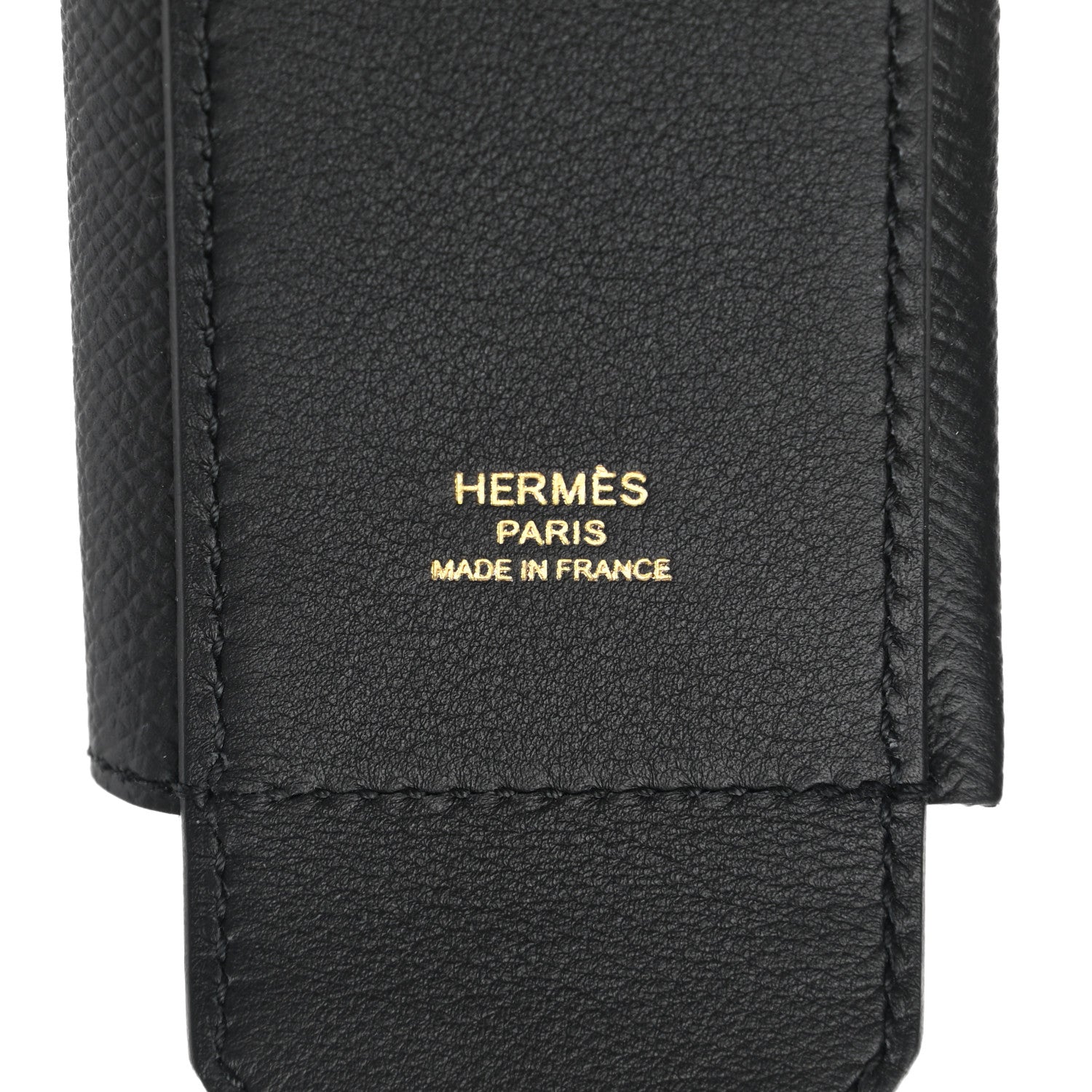 Hermes Swift Epsom Pocket Kelly Shoulder Strap Black 4 of 5