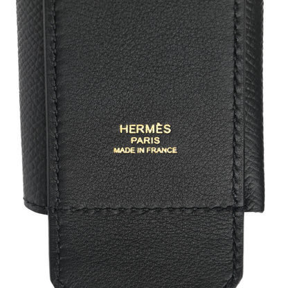 Hermes Swift Epsom Pocket Kelly Shoulder Strap Black 4 of 5