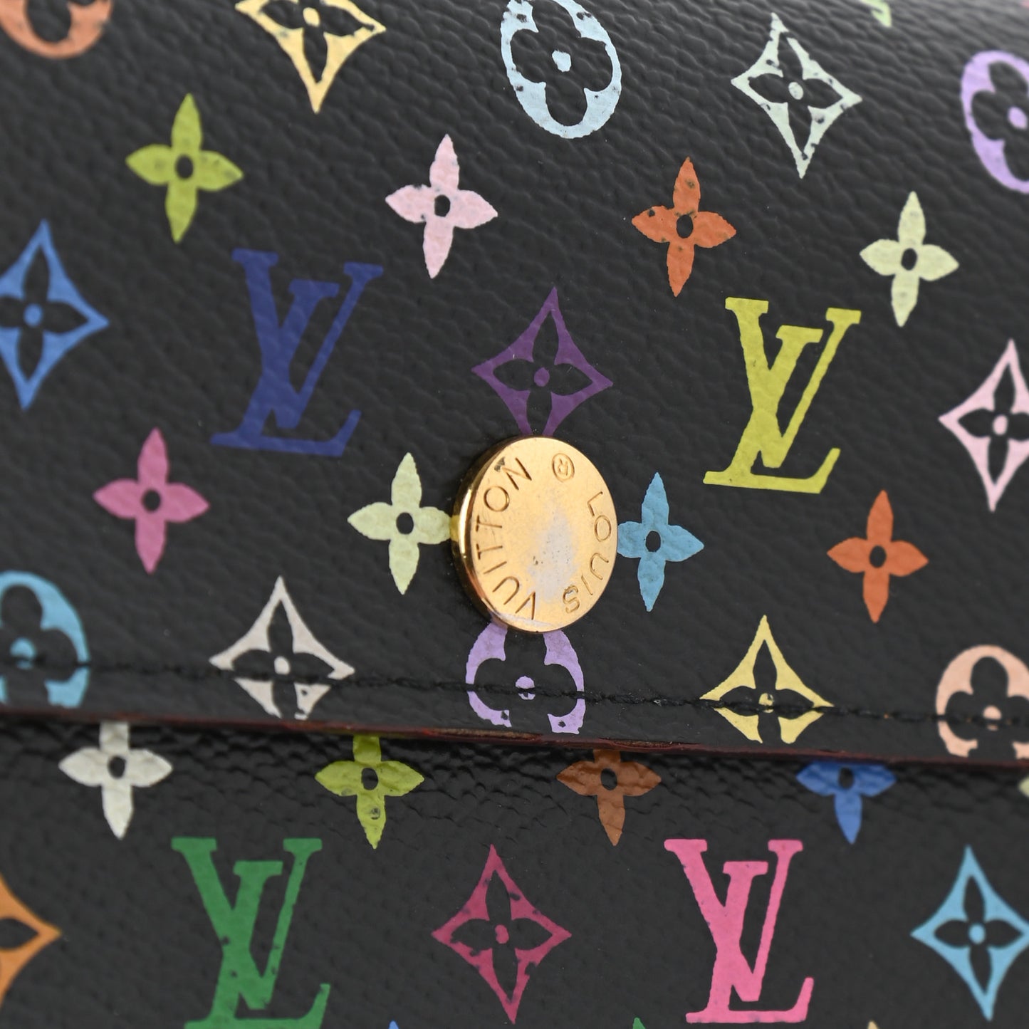 Monogram Multicolor Alexandra Wallet Black