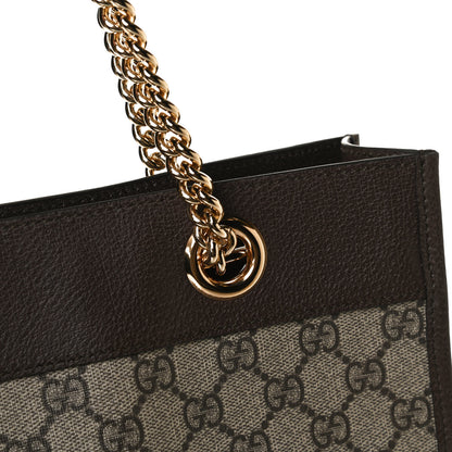 Gucci GG Supreme Monogram Large Rajah Chain Tote Beige New Acero 13 of 13