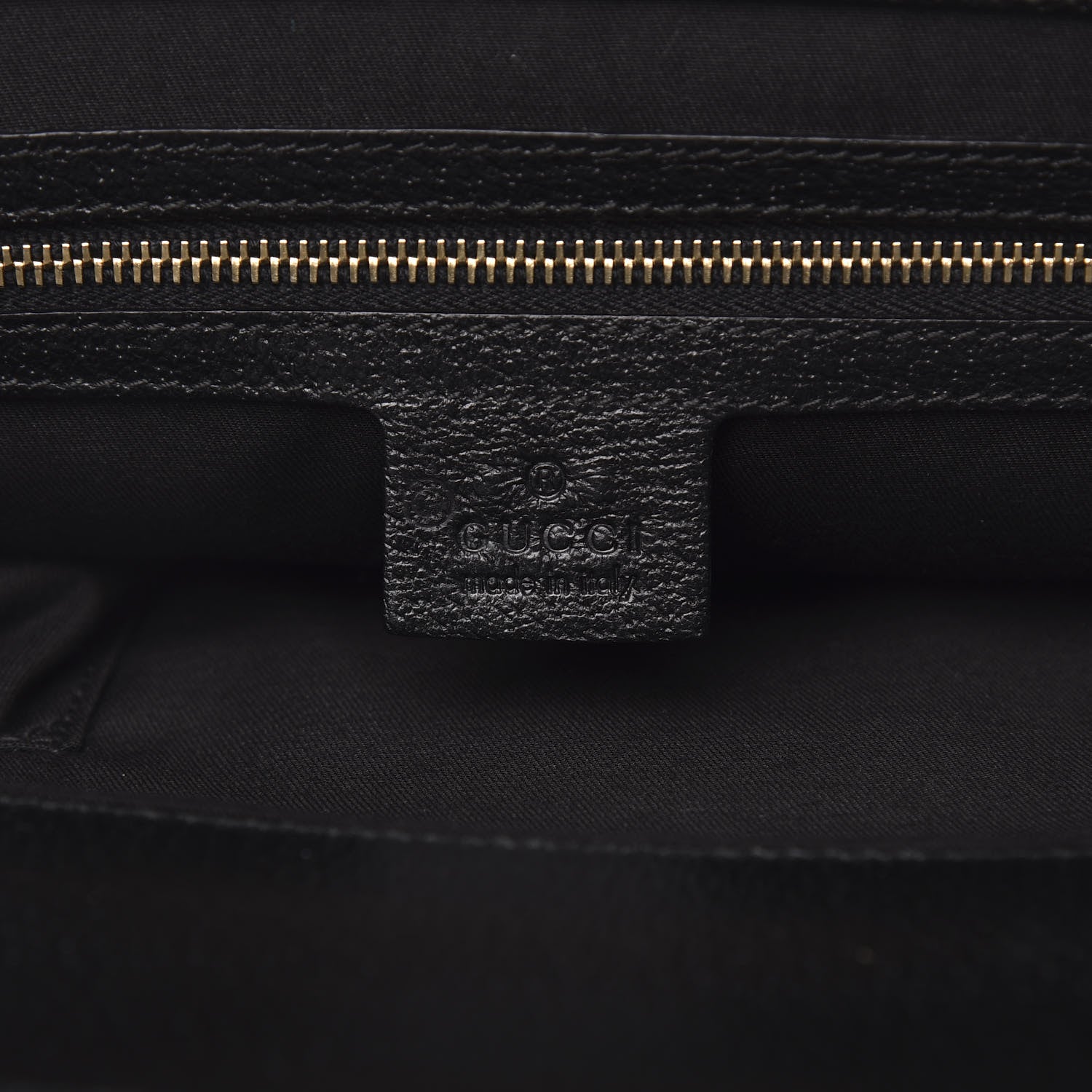 Gucci Velvet Horsebit Embossed Medium Punch Top Handle Tote Black 6 of 10