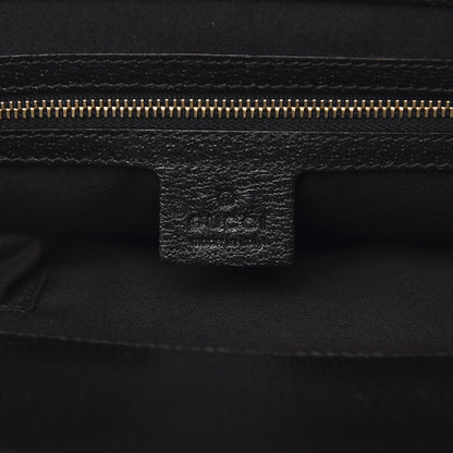 Gucci Velvet Horsebit Embossed Medium Punch Top Handle Tote Black 6 of 10