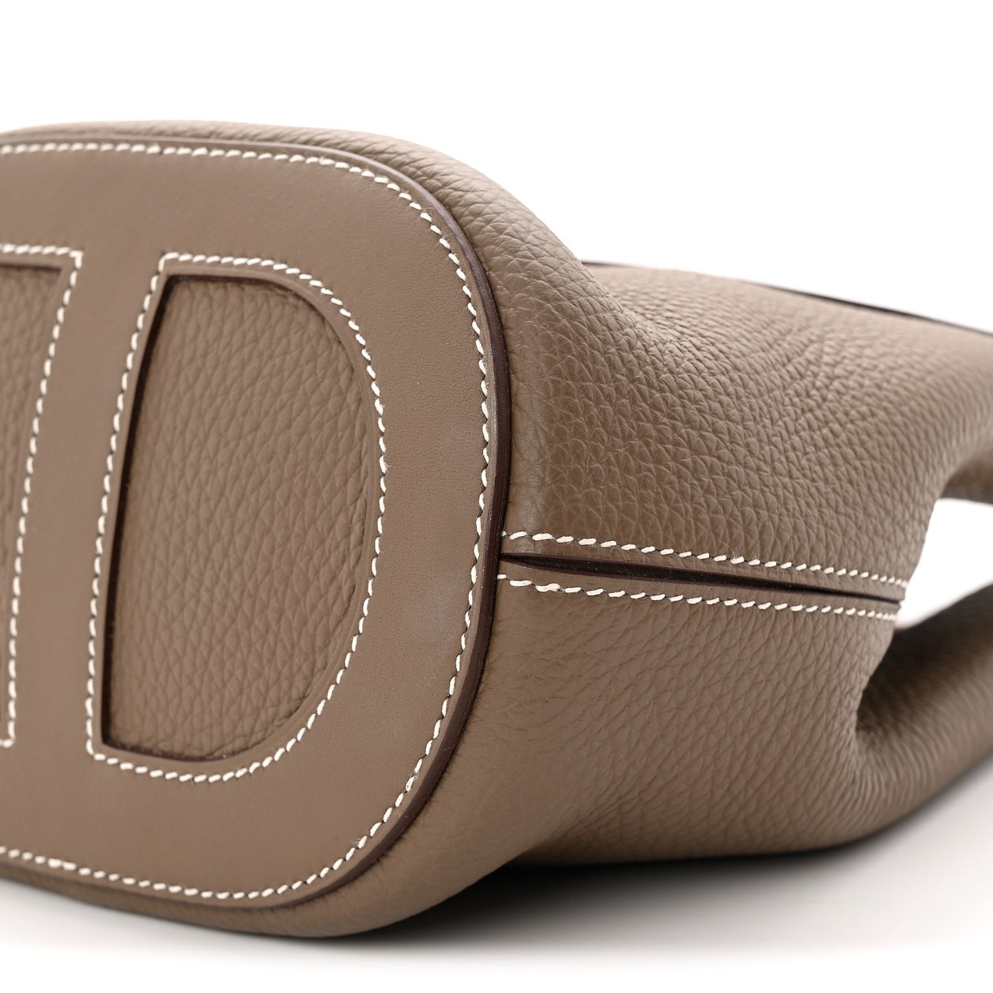 Taurillon Clemence Swift In-The-Loop 18 Bag Etoupe