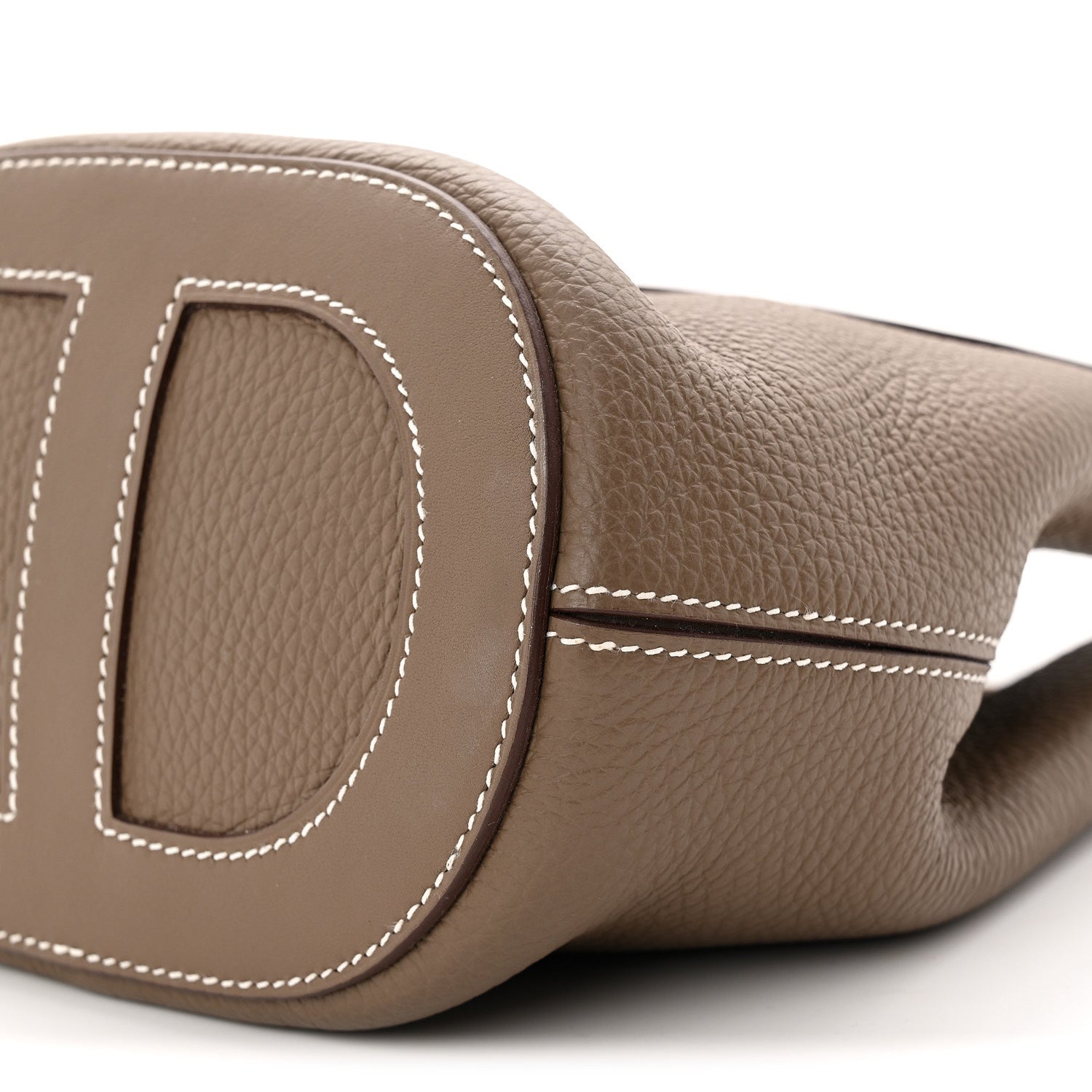 Hermes Taurillon Clemence Swift In-The-Loop 18 Bag Etoupe 10 of 10