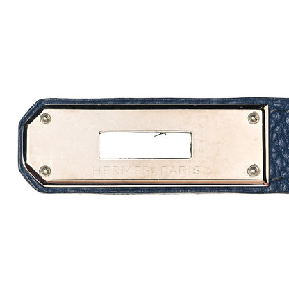 Hermes Togo Kelly Retourne 35 Bleu de Galice 27 of 37
