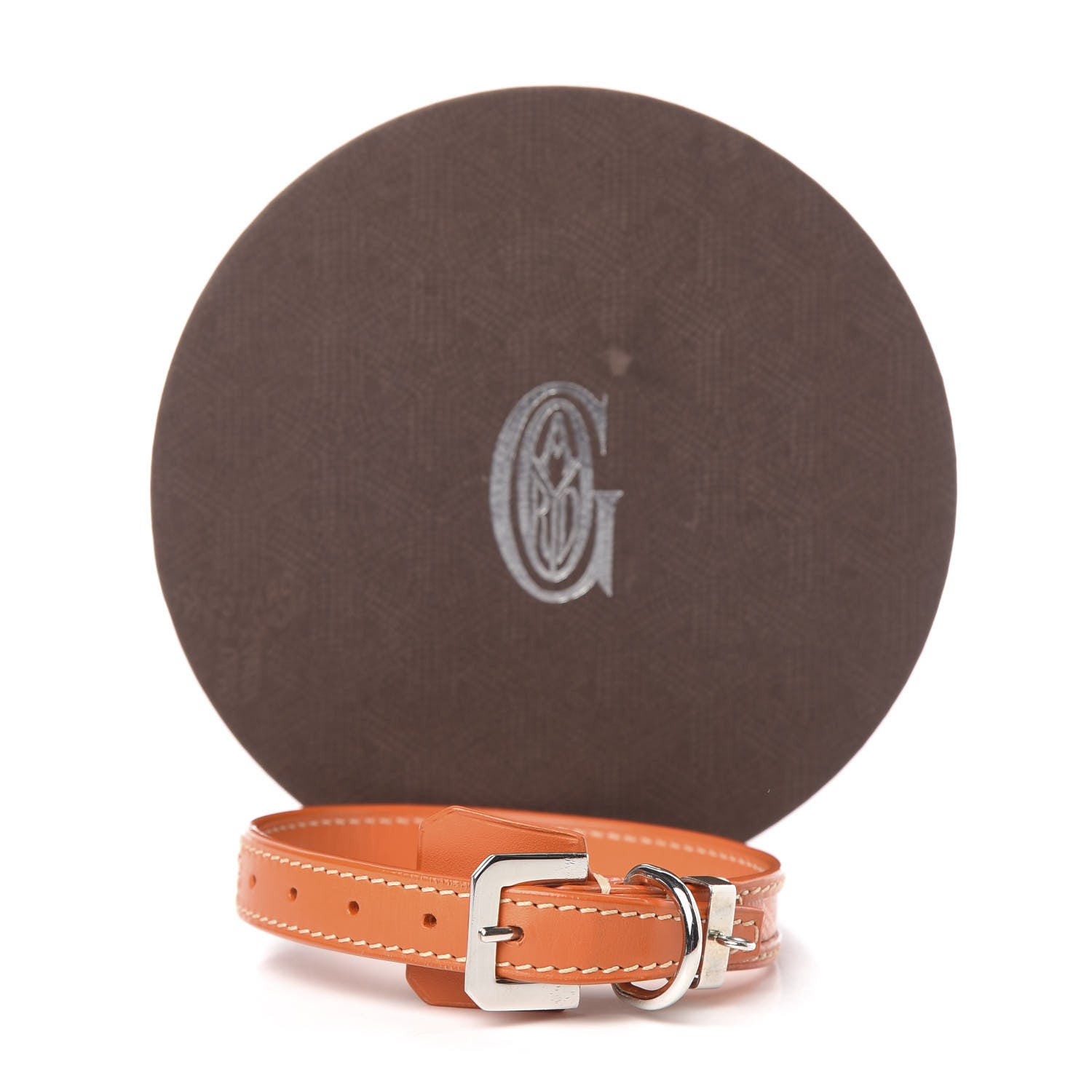 Goyard Goyardine Dog Collar Orange 6 of 6