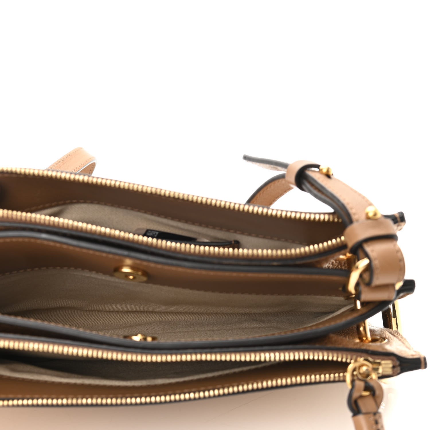 Chloe Metallic Calfskin Small Roy Bag Gold 5 of 10