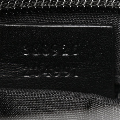 Gucci GG Monogram Web Flat Messenger Bag Black 7 of 12