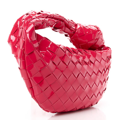 Bottega Veneta Patent Nappa Intrecciato Mini Jodie Candy Stripe 3 of 11