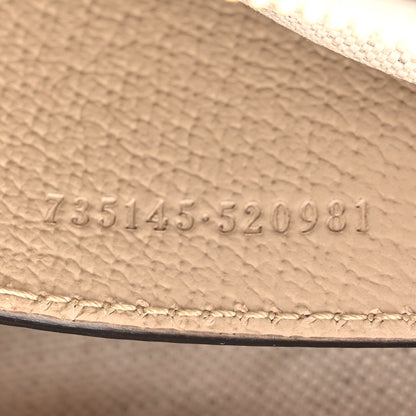 Gucci GG Supreme Monogram Textured Dollar Calfskin Small Ophidia Hobo Beige Mystic White Oatmeal 7 of 12