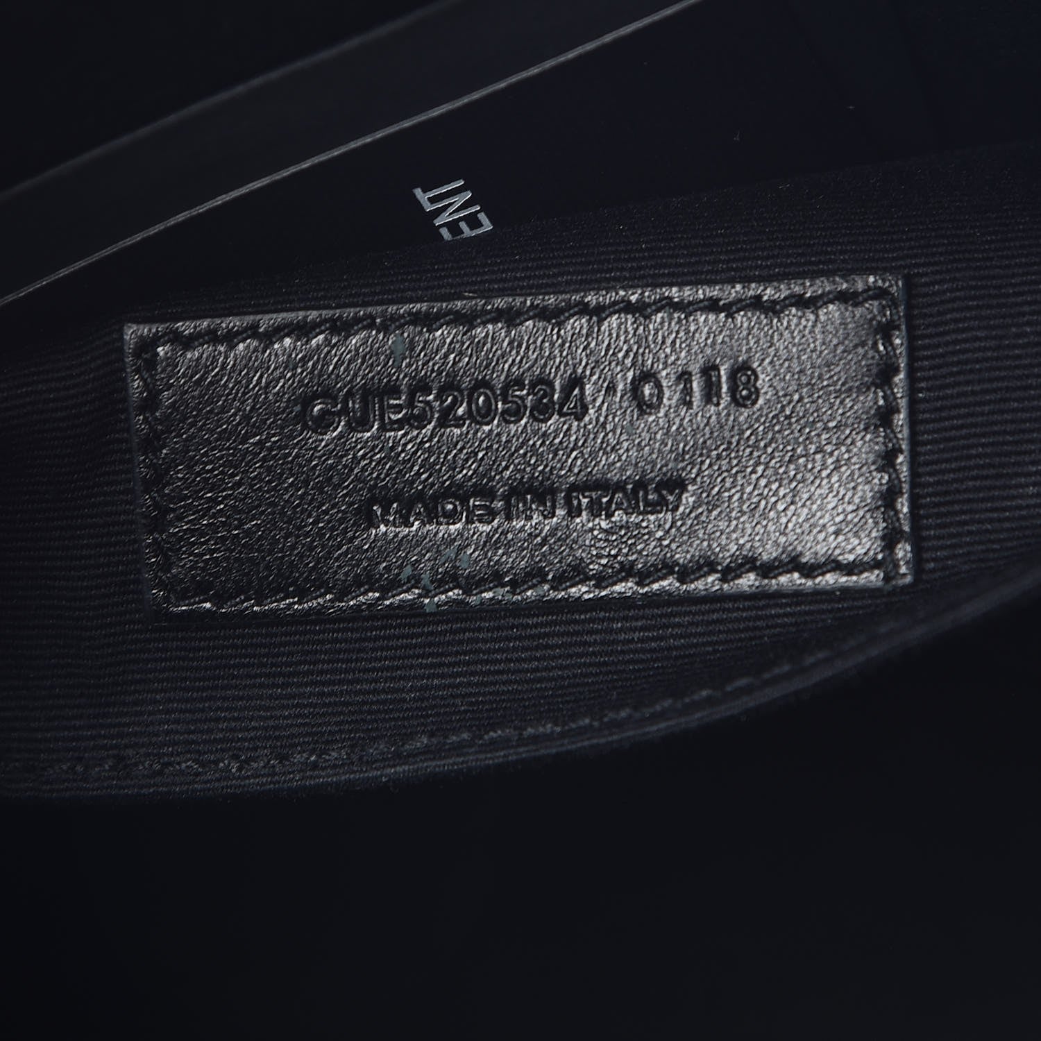 Saint Laurent Calfskin Matelasse Monogram Lou Camera Bag Black 7 of 7